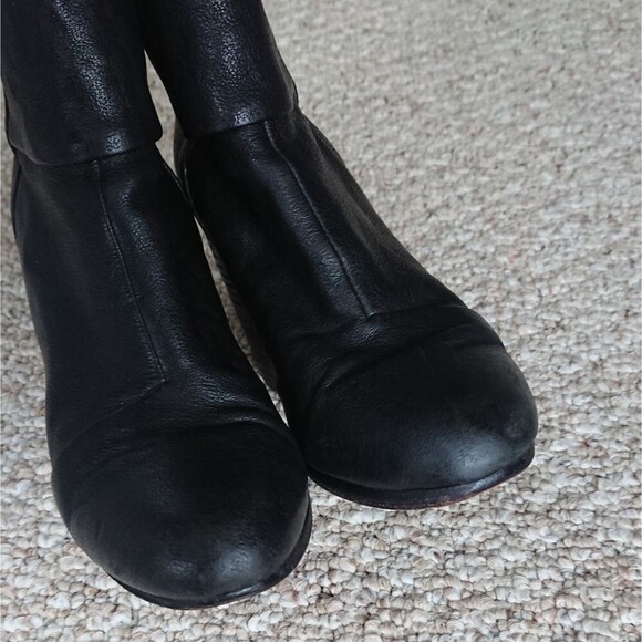Rag and Bone newbury ankle black boots in cowhide leather size 6 - Picture 4 of 12